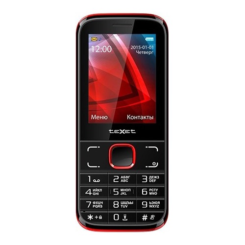 Телефон Texet TM-D226 Black Red фото 