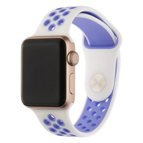 Ремешок InterStep Action для Apple Watch 38&40 mm White/Violet фото 