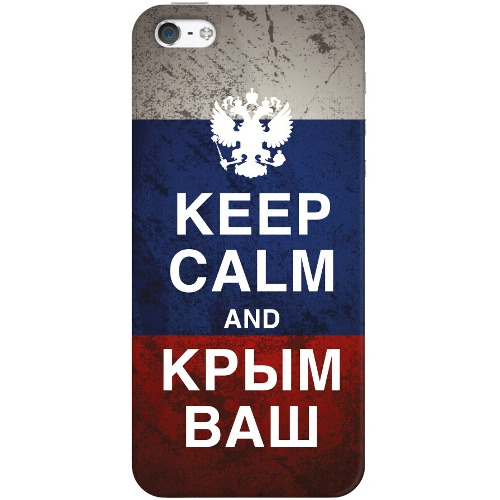 

Накладка пластиковая Deppa Art Case iPhone 5/5S Патриот Крым