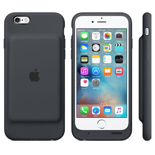 Накладка-аккумулятор Apple MGQL2ZM/A iPhone 6/6S Charcoal Gray фото 