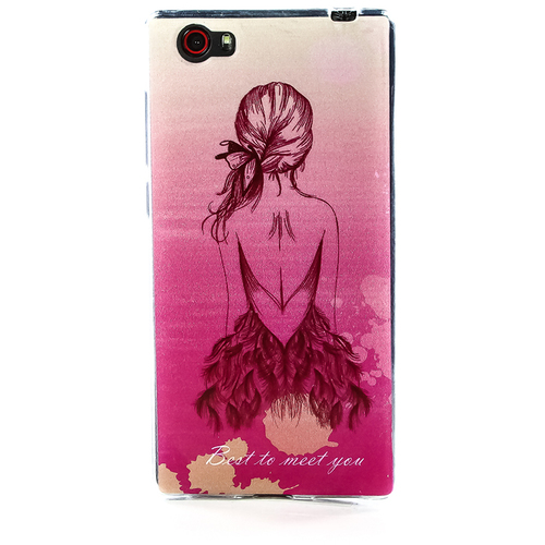 

Накладка силиконовая Goodcase Senseit A109 Best to meet you