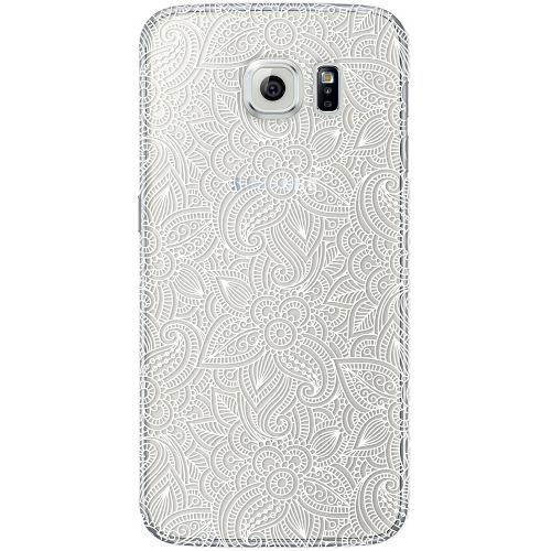 Накладка пластиковая Deppa Art Case Samsung Galaxy S7 Edge Boho Кружево Светлое фото 