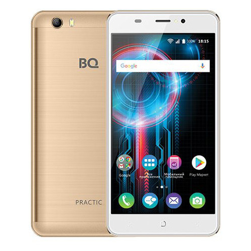 Телефон BQ BQS-5525 Practic Gold Brushed фото 