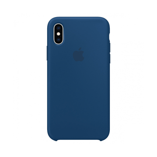 Накладка пластиковая Olmio Velvet iPhone X/XS Dark Blue фото 
