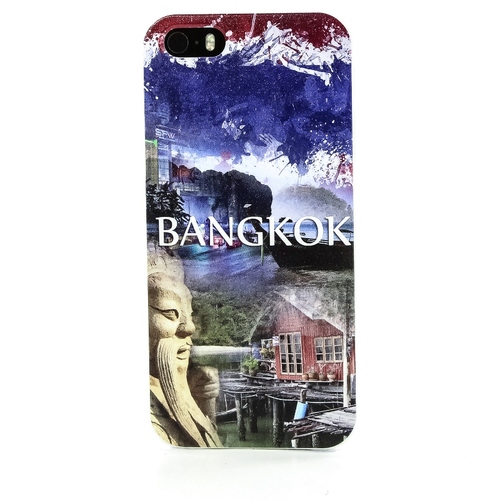 Накладка пластиковая QRCase iPhone 5/5S Бангкок N206W фото 