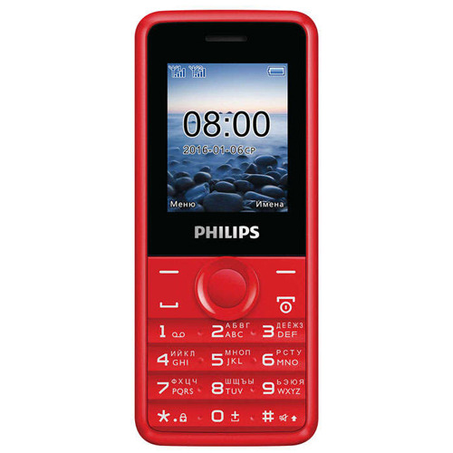 Телефон Philips E103, Red фото 