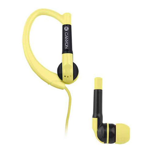 Гарнитура Canyon CNS-SEP1 Sport Earphones 3.5mm Yellow фото 