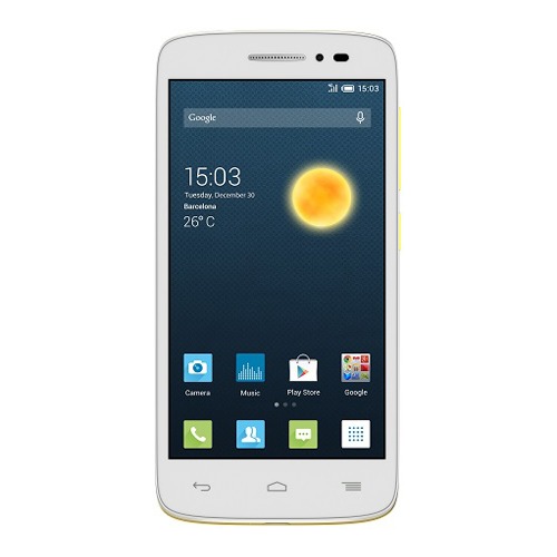 

Телефон Alcatel OT-5042D POP 2 White/Lemon Yellow