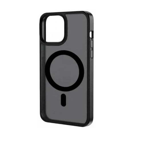 Накладка силиконовая Keephone Pazzle Pro iPhone 14 MagSafe Black фото 