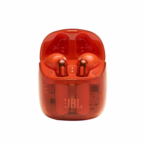 Bluetooth стереогарнитура JBL Tune 225TWS  (JBLT225TWSGHOSTORG) Orange фото 