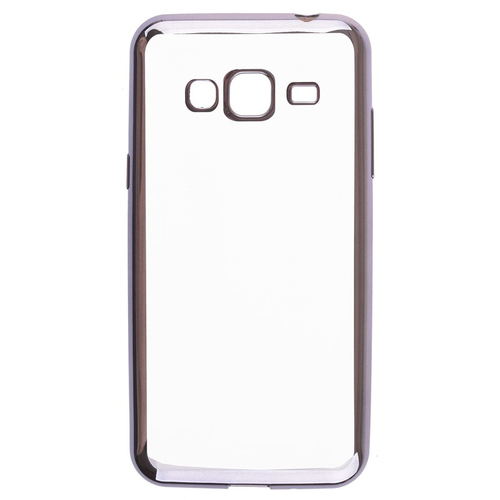 

Накладка силиконовая skinBox chrome Samsung Galaxy A3 (2017) Dark Silver