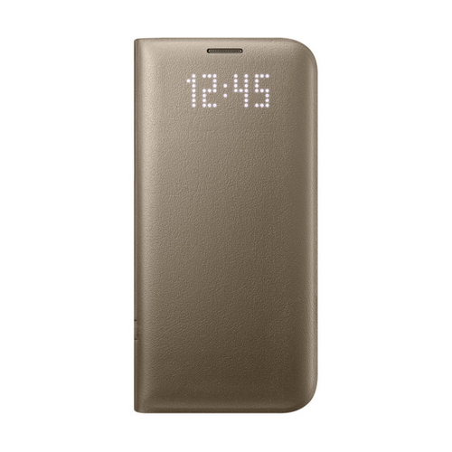 Чехол-книжка Samsung LED View Cover Galaxy S7 Edge (EF-NG935PFEGRU) Gold фото 