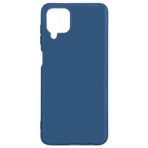 Накладка силиконовая BoraSCO Microfiber Case Samsung Galaxy A12/M12 Blue фото 
