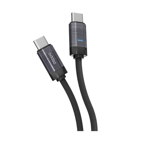 Кабель Deppa Thor USB-C - USB-C 1.2m 100W 5A Black фото 