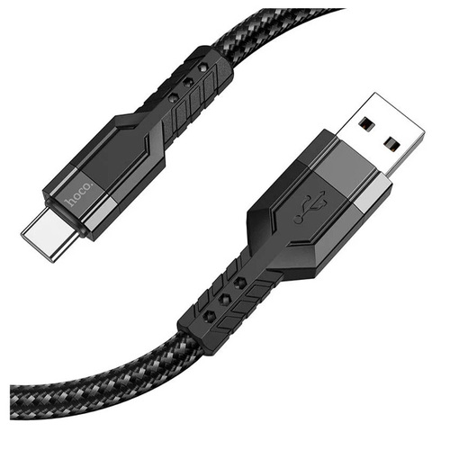 USB кабель Hoco U110 Type-C Black фото 