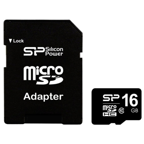 Карта памяти Silicon Power microSD 16Gb (class 10) фото 