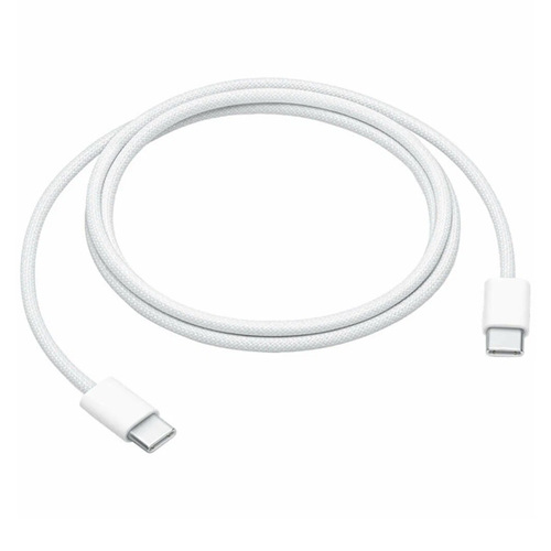 USB кабель Apple Type-C - Type-C MQKJ3ZM/A Woven Charge 1m White фото 
