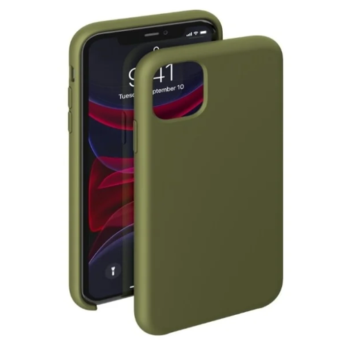 Накладка силиконовая Deppa Liquid Silicone Case Apple iPhone 11 Pro Olive фото 