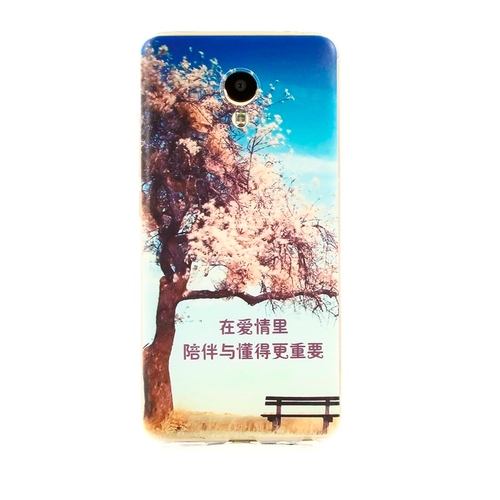 Накладка силиконовая Goodcase Meizu MX6 Одинокая сакура фото 
